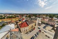 Litovel - PÃâ¢emysl Otakar Square from the tower Royalty Free Stock Photo